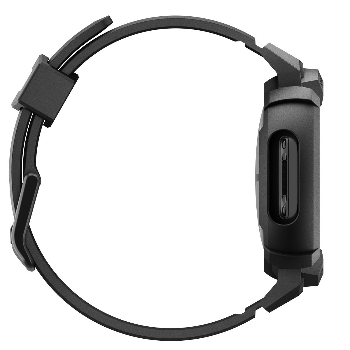 Spigen Rugged Armor, matte black - Google Pixel Watch 4 41mm (5)