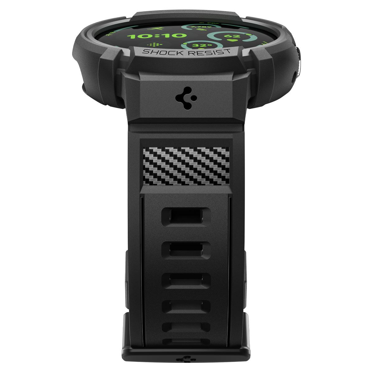 Spigen Rugged Armor, matte black - Google Pixel Watch 4 41mm (7)