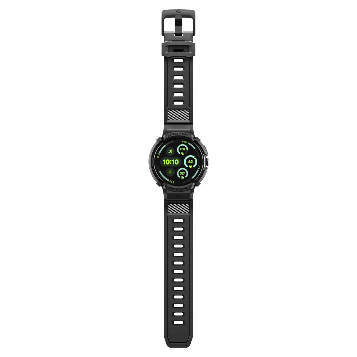 Spigen Rugged Armor, matte black - Google Pixel Watch 4 41mm (9)