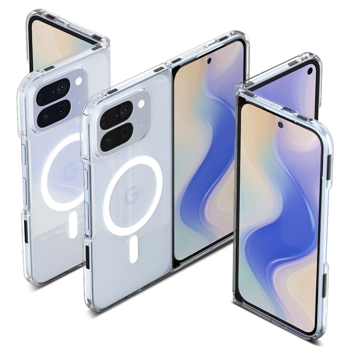 Spigen Ultra Hybrid MagSafe, clear white - Google Pixel 10 Pro Fold (16)