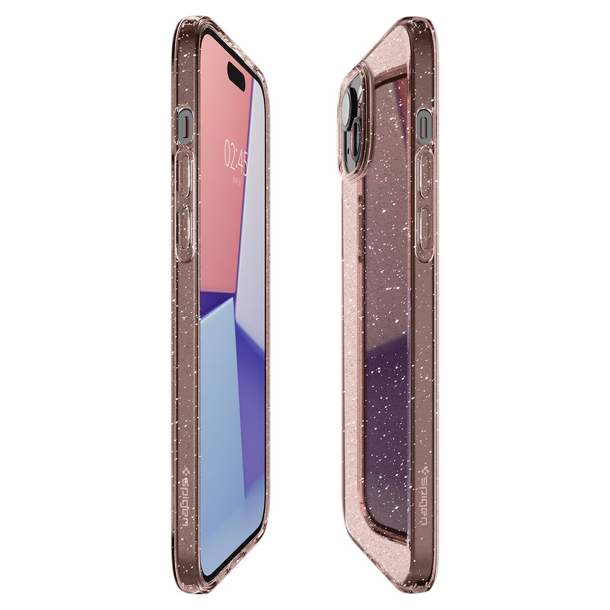 Spigen Liquid Crystal Glitter, rose quartz - iPhone 15 Plus (11)