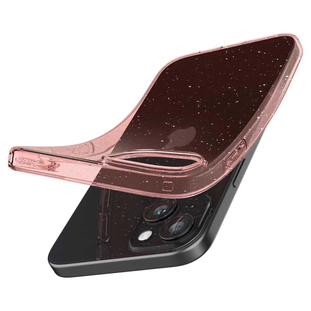 Spigen Liquid Crystal Glitter, rose quartz - iPhone 15 Plus (8)