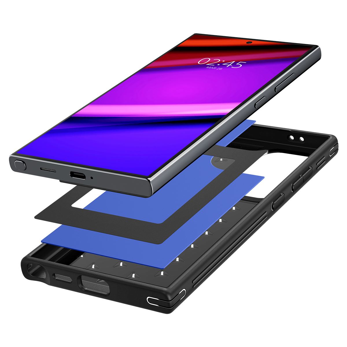 Spigen Cryo Armor, cryo blue - Samsung Galaxy S24 Ultra (11)