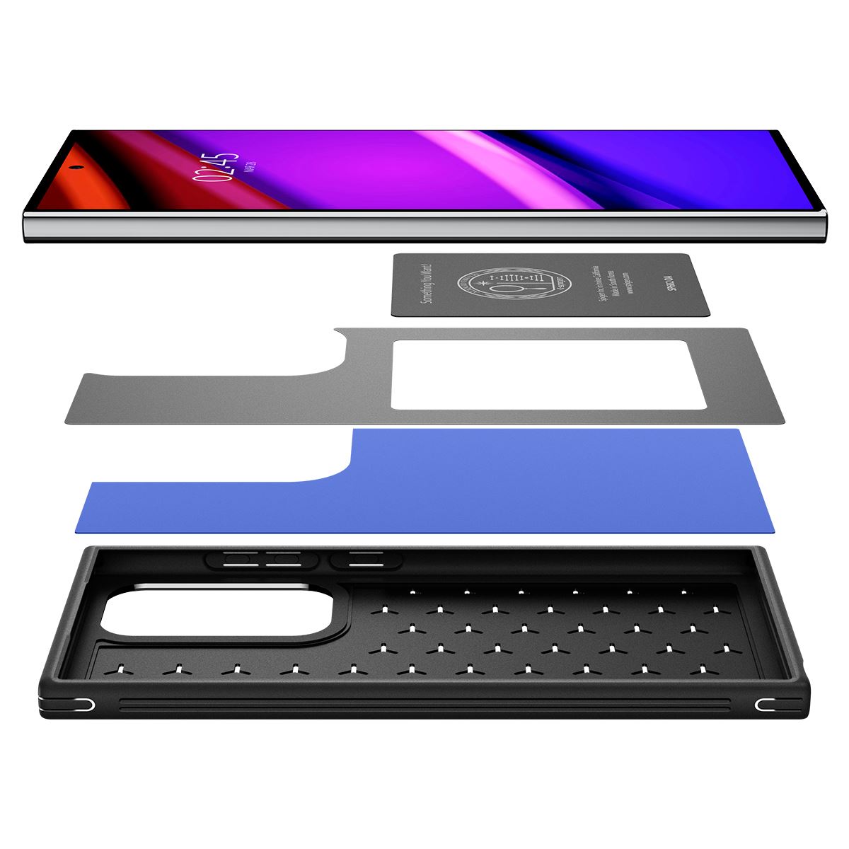 Spigen Cryo Armor, cryo blue - Samsung Galaxy S24 Ultra (13)