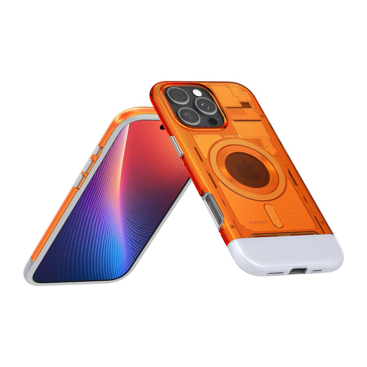Spigen Classic C1 MagSafe, tangerine - iPhone 16 Pro (9)
