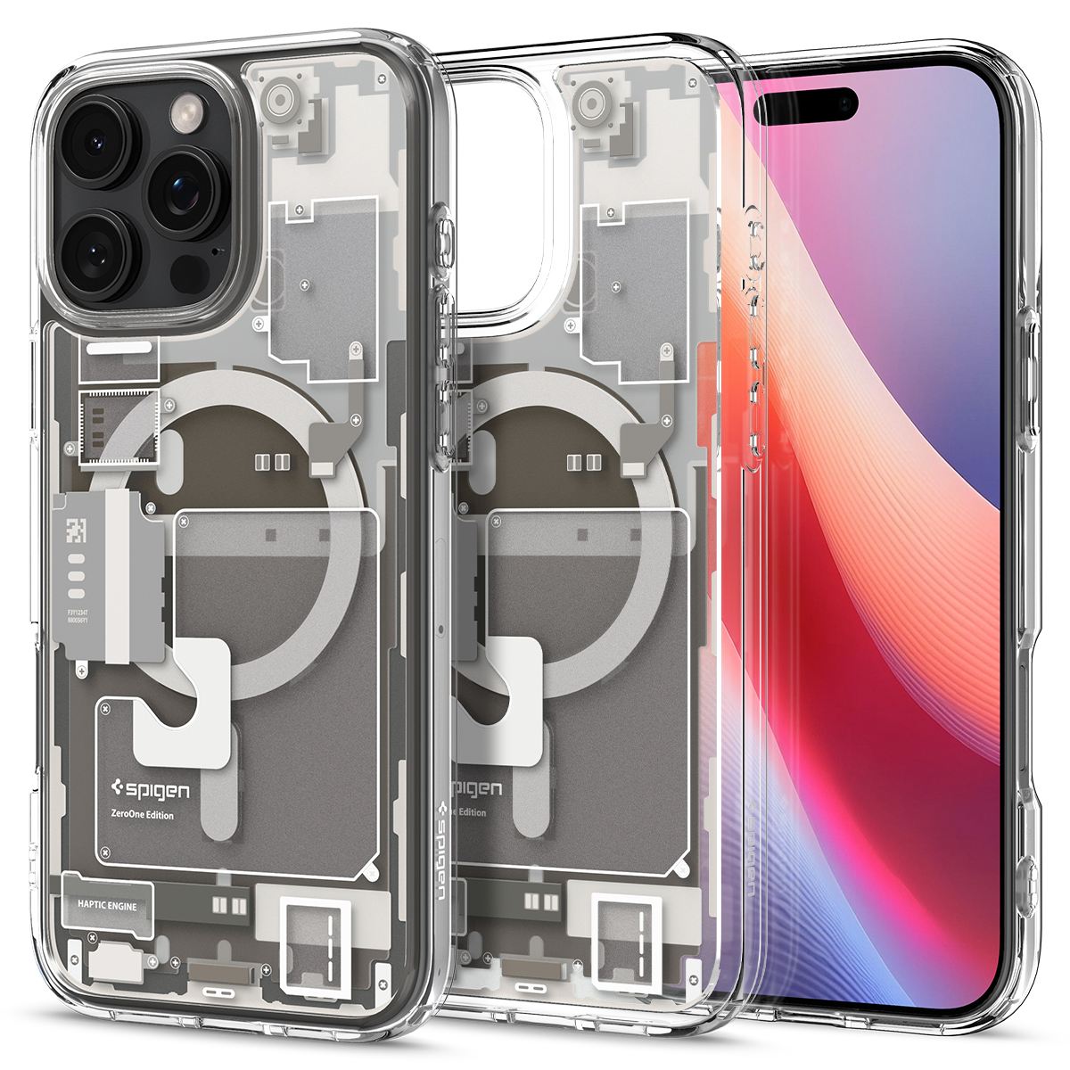 Spigen Ultra Hybrid MagSafe, zero one natural titanium - iPhone 16 Pro Max (1)