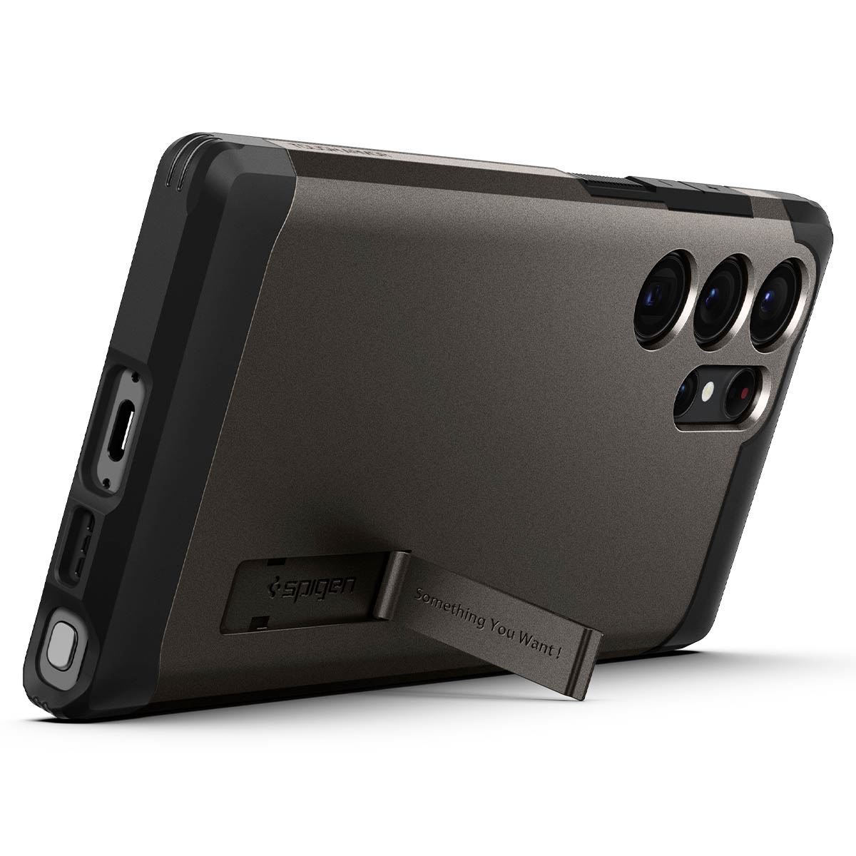 Spigen Tough Armor, gunmetal - Samsung Galaxy S23 Ultra (11)