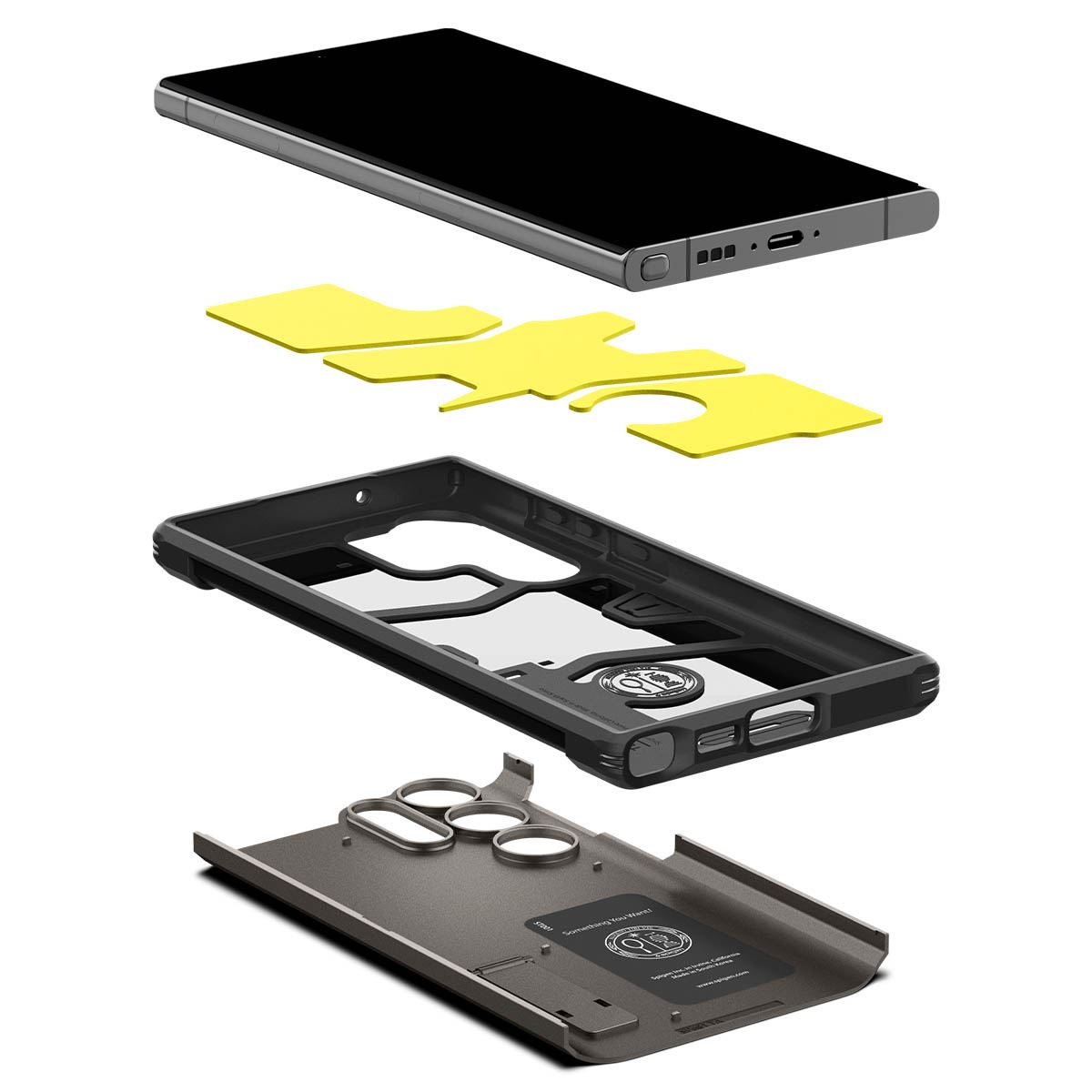 Spigen Tough Armor, gunmetal - Samsung Galaxy S23 Ultra (6)