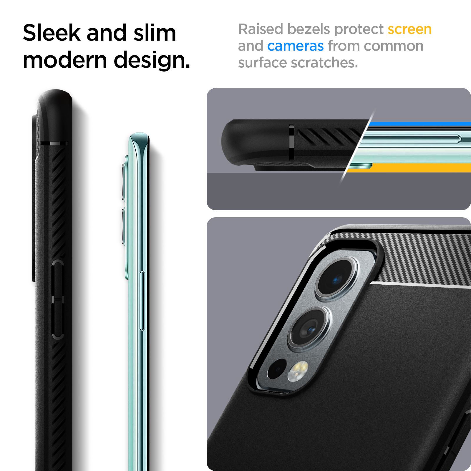 Spigen Rugged Armor, black - OnePlus Nord 2 5G (4)