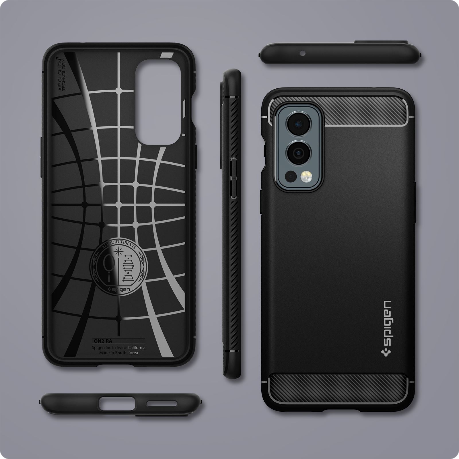 Spigen Rugged Armor, black - OnePlus Nord 2 5G (7)