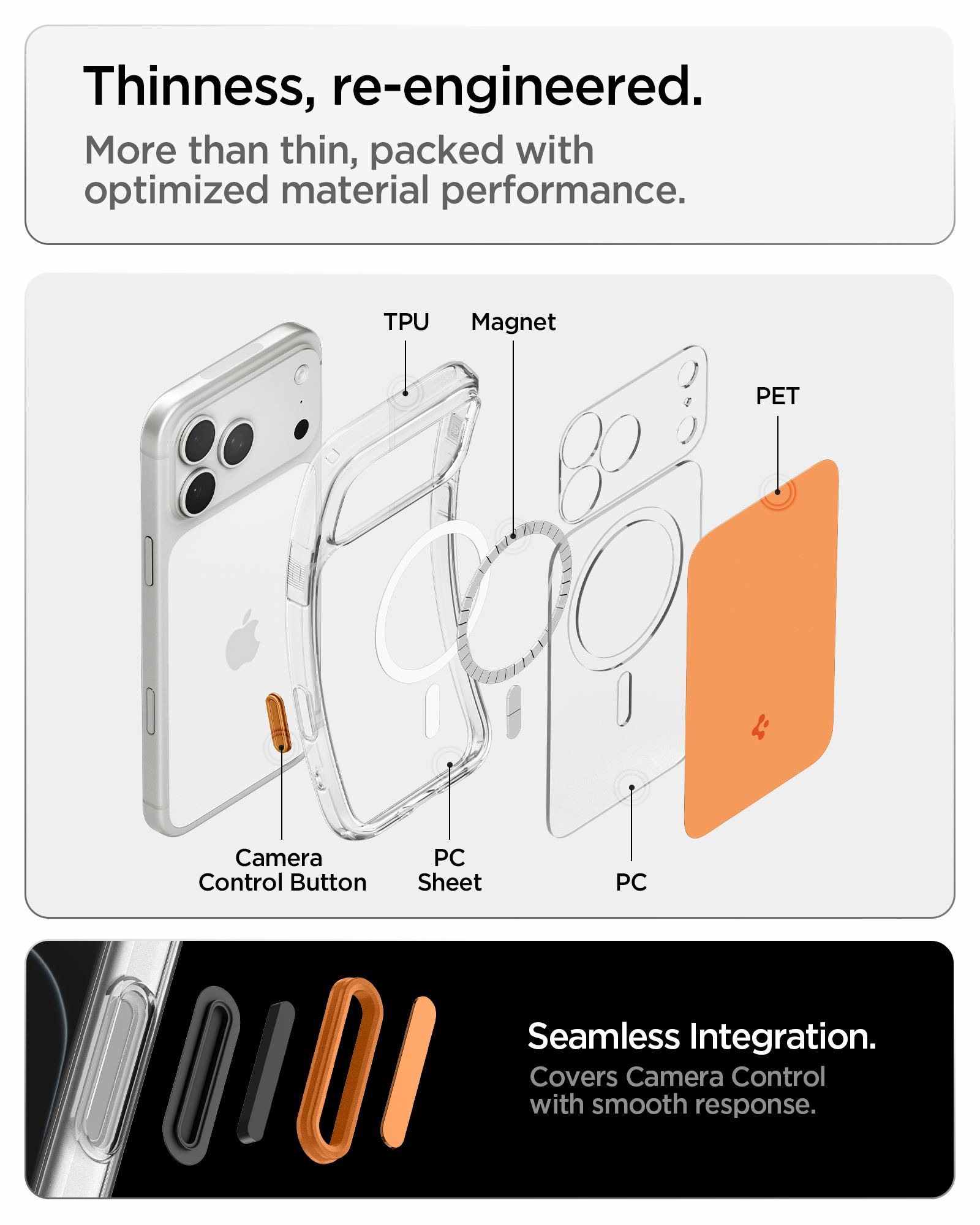 Spigen Ultra Hybrid T MagSafe, glossy orange - iPhone 18 Pro Max/17 Pro Max (13)