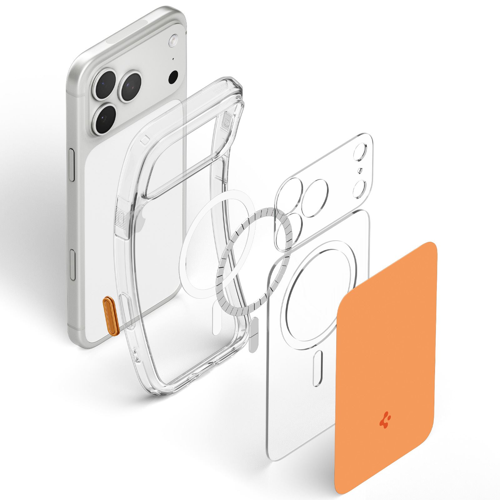 Spigen Ultra Hybrid T MagSafe, glossy orange - iPhone 18 Pro Max/17 Pro Max (7)