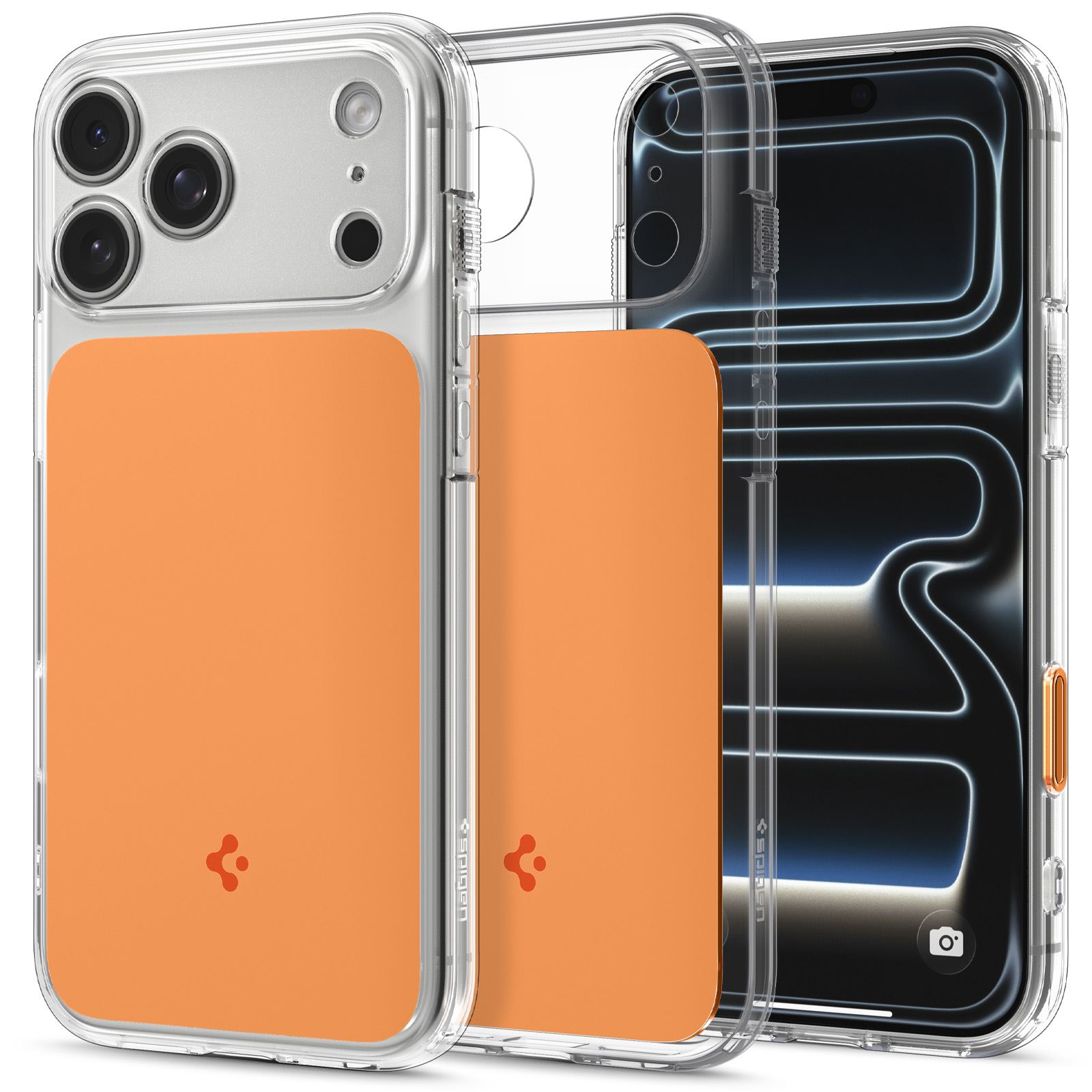 Spigen Ultra Hybrid T MagSafe, glossy orange - iPhone 18 Pro Max/17 Pro Max