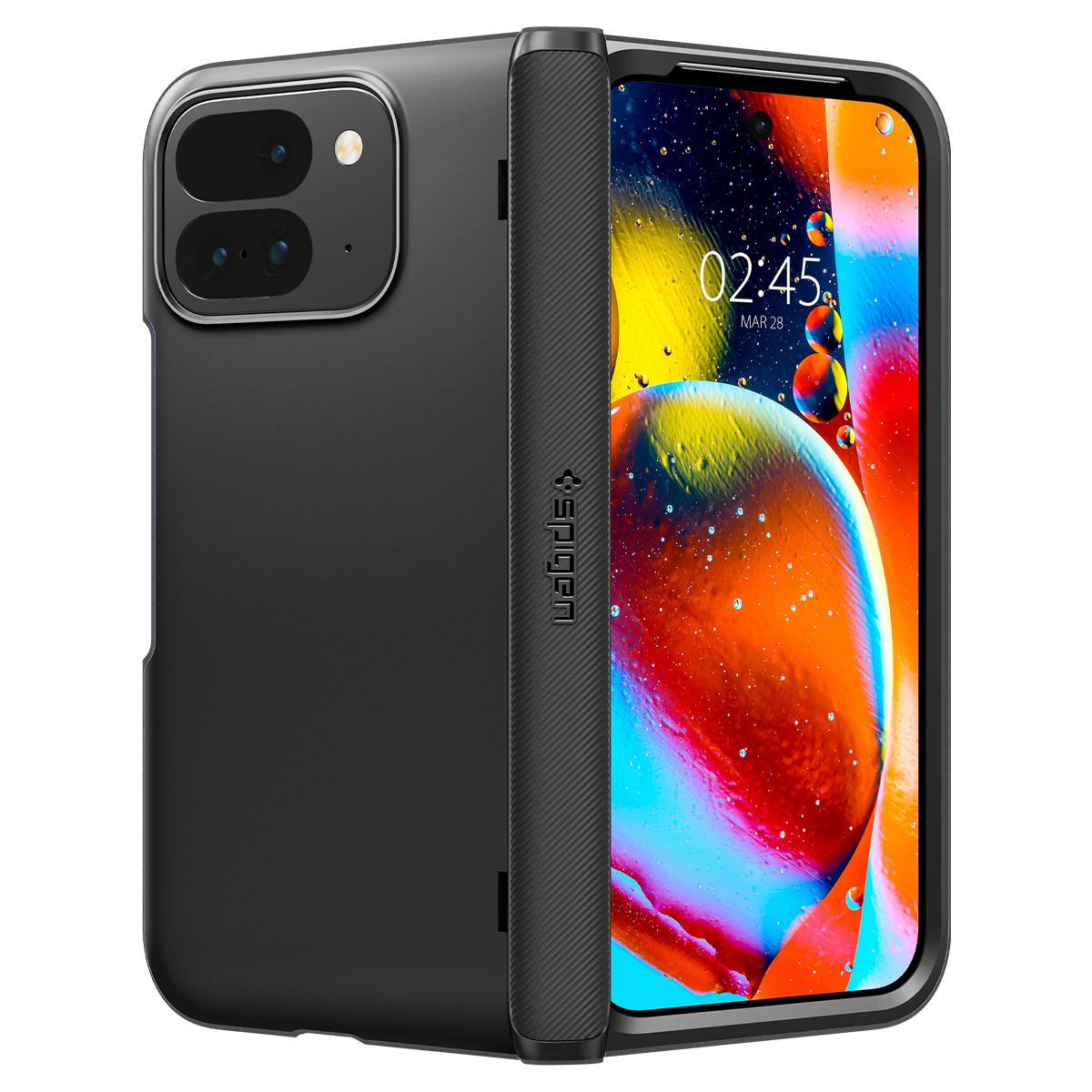 Spigen Slim Armor Pro, black - Google Pixel 9 Pro Fold (10)