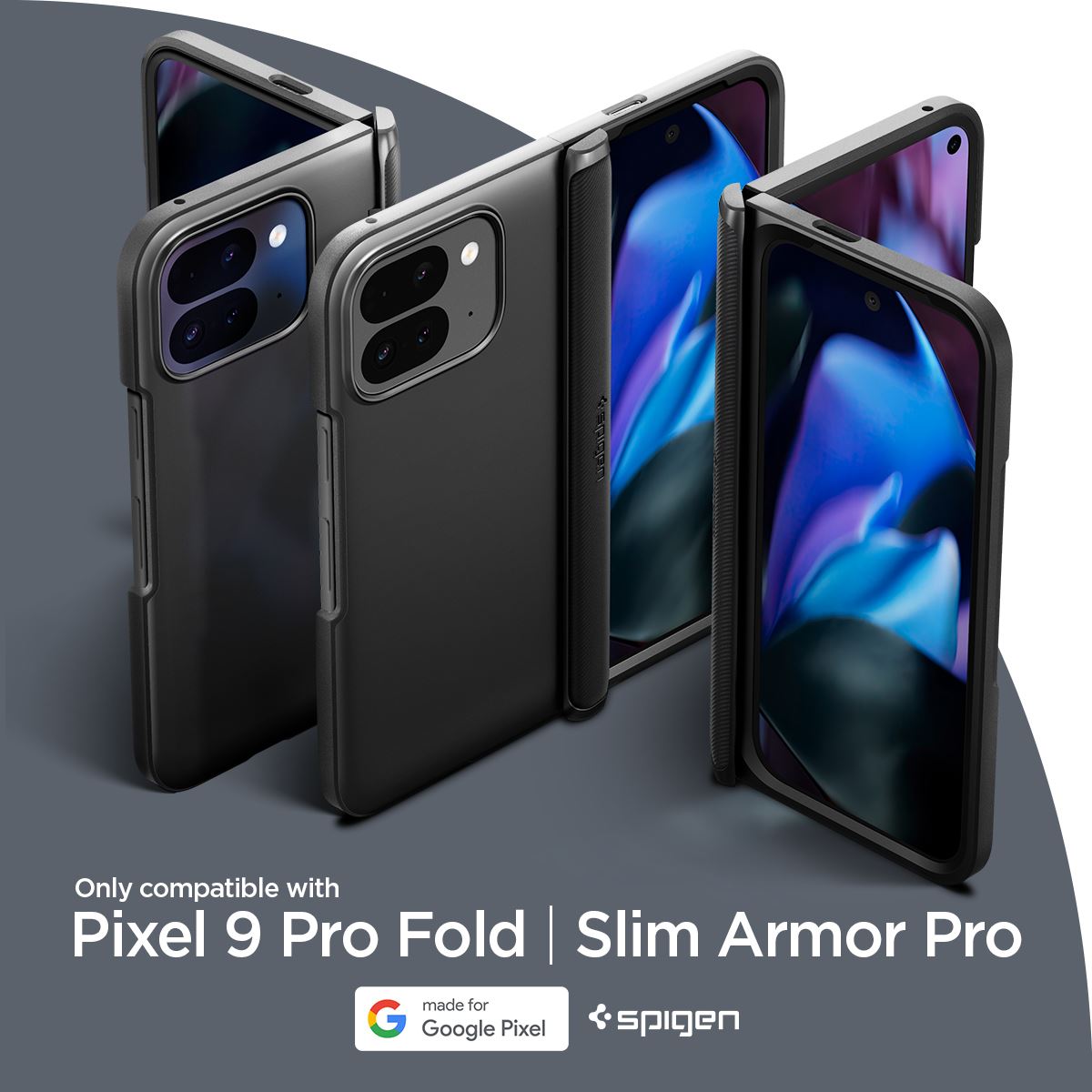 Spigen Slim Armor Pro, black - Google Pixel 9 Pro Fold (17)
