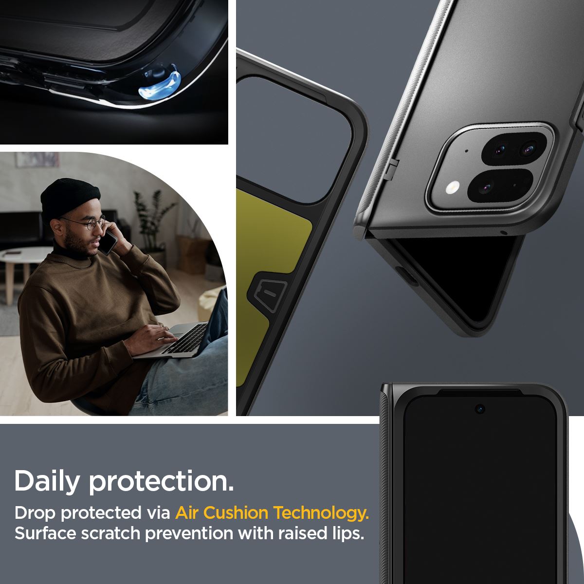 Spigen Slim Armor Pro, black - Google Pixel 9 Pro Fold (20)