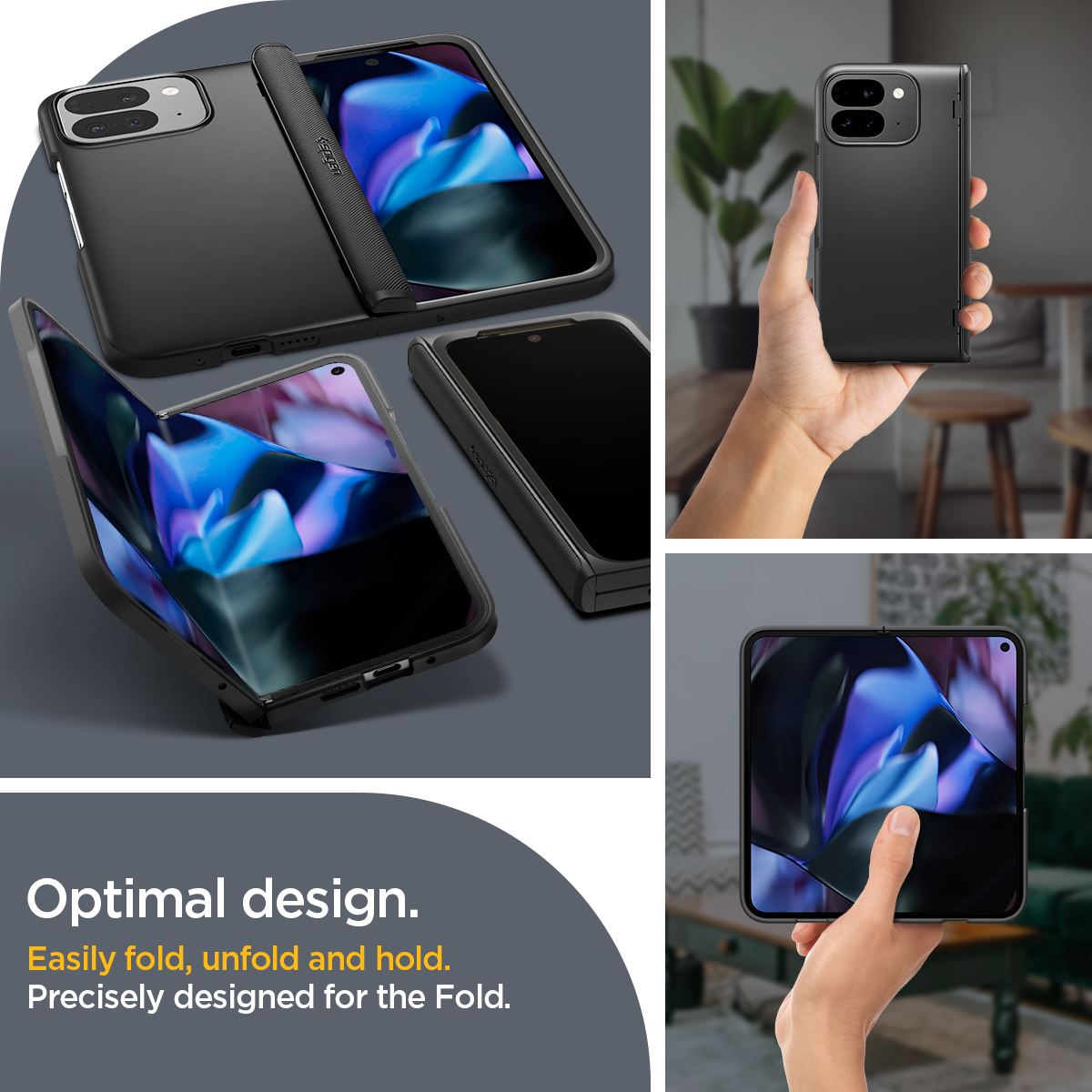 Spigen Slim Armor Pro, black - Google Pixel 9 Pro Fold (21)