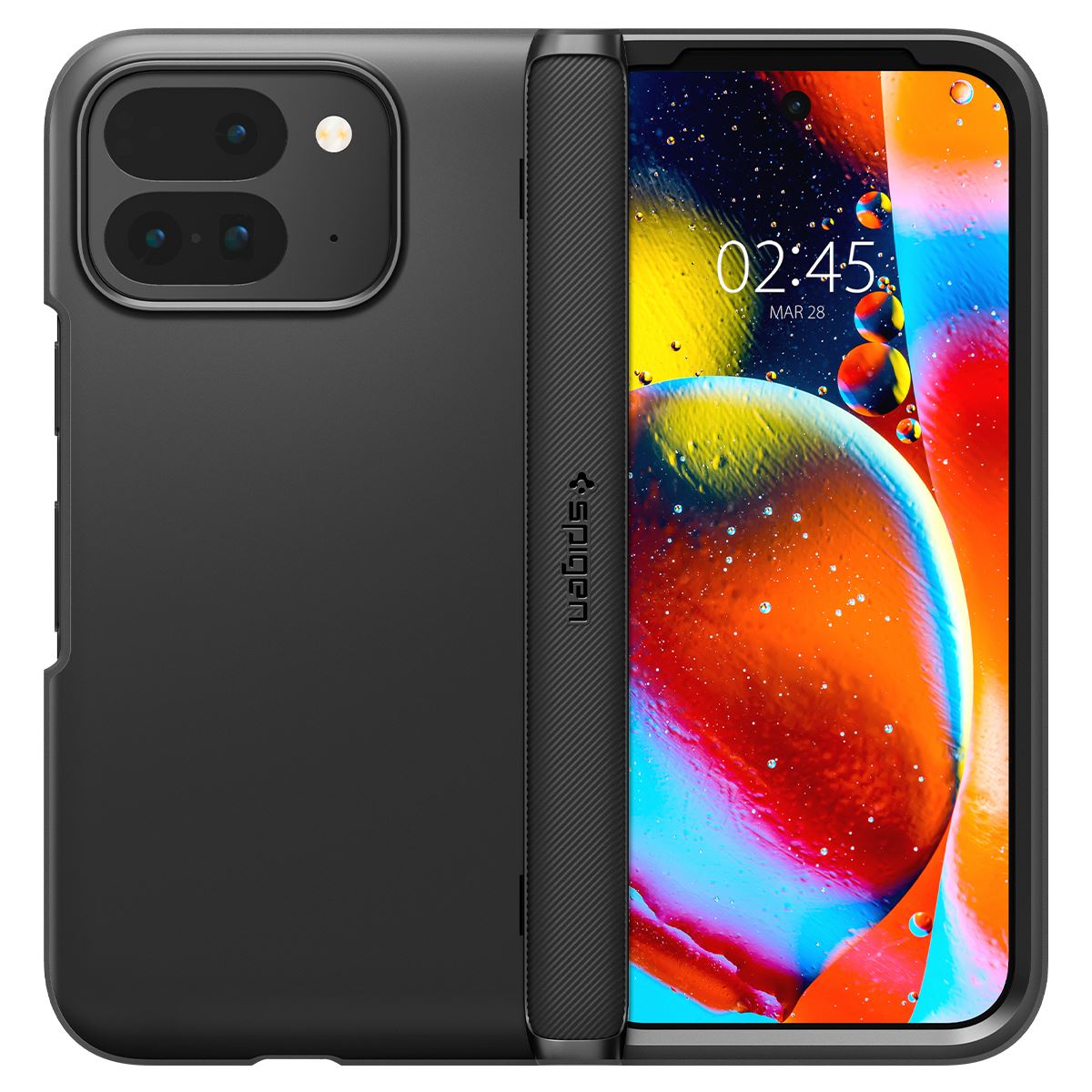 Spigen Slim Armor Pro, black - Google Pixel 9 Pro Fold (4)