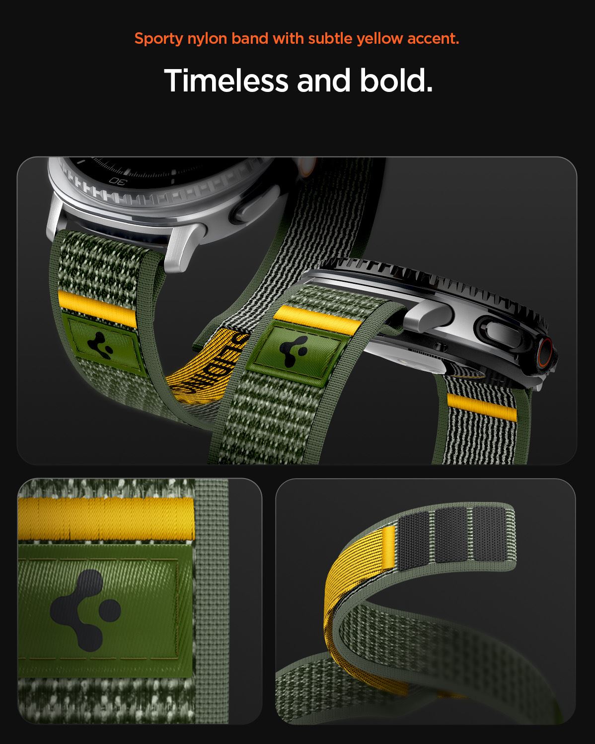 Spigen Athlex Air Band, active green - Samsung Galaxy Watch 8 46mm/44mm/40mm (15)