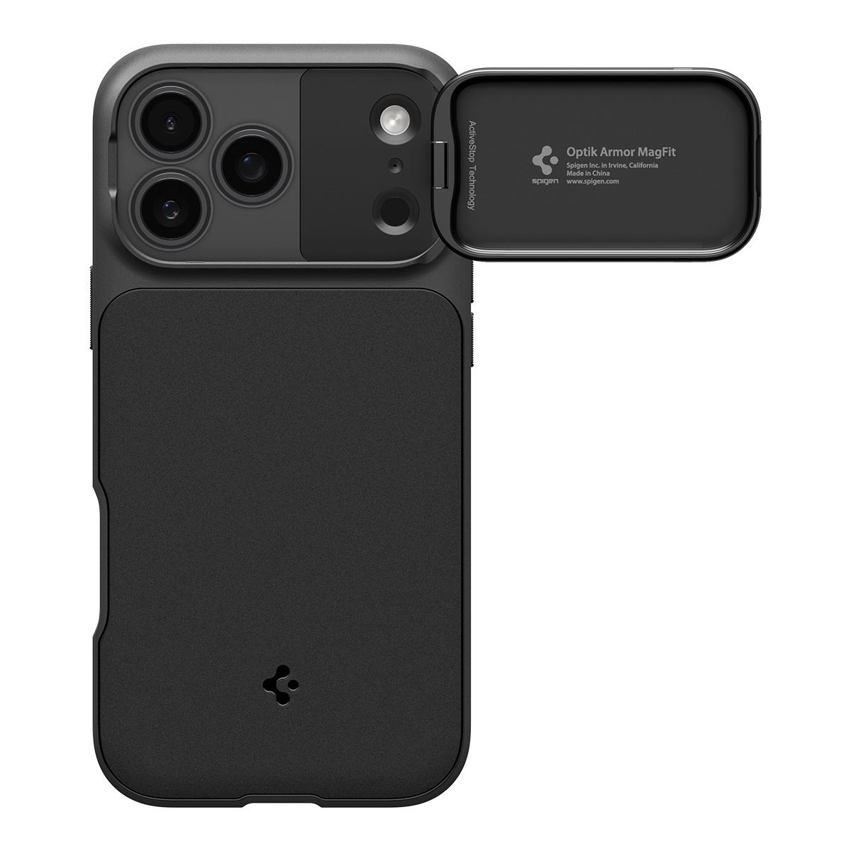 Spigen Optik Armor MagSafe, black - iPhone 17 Pro Max (2)