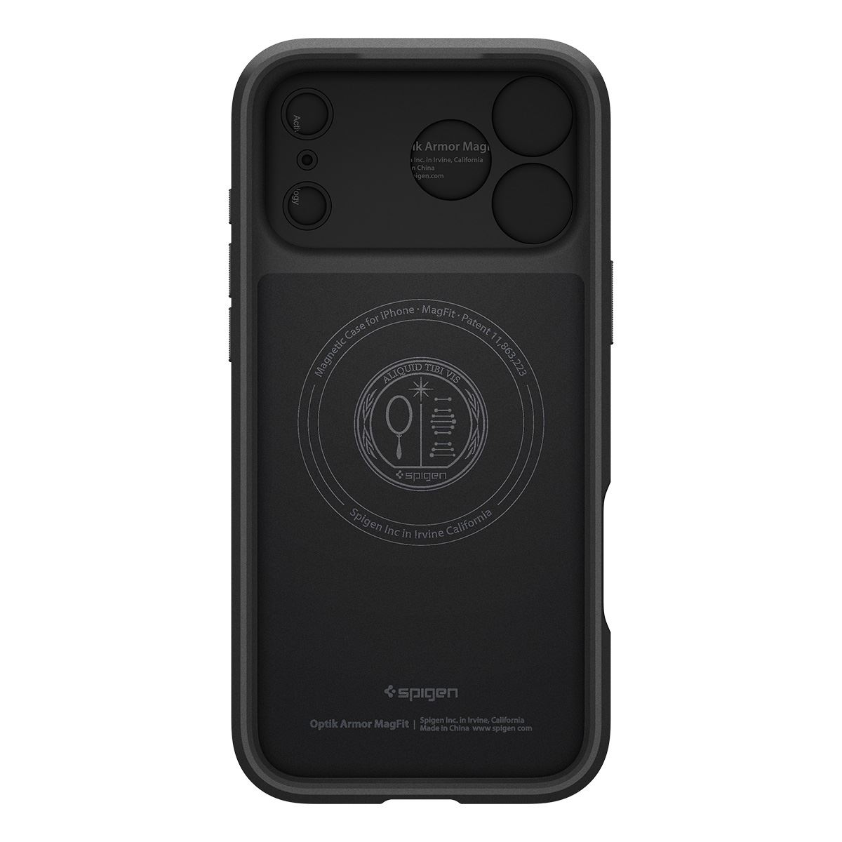 Spigen Optik Armor MagSafe, black - iPhone 17 Pro Max (3)