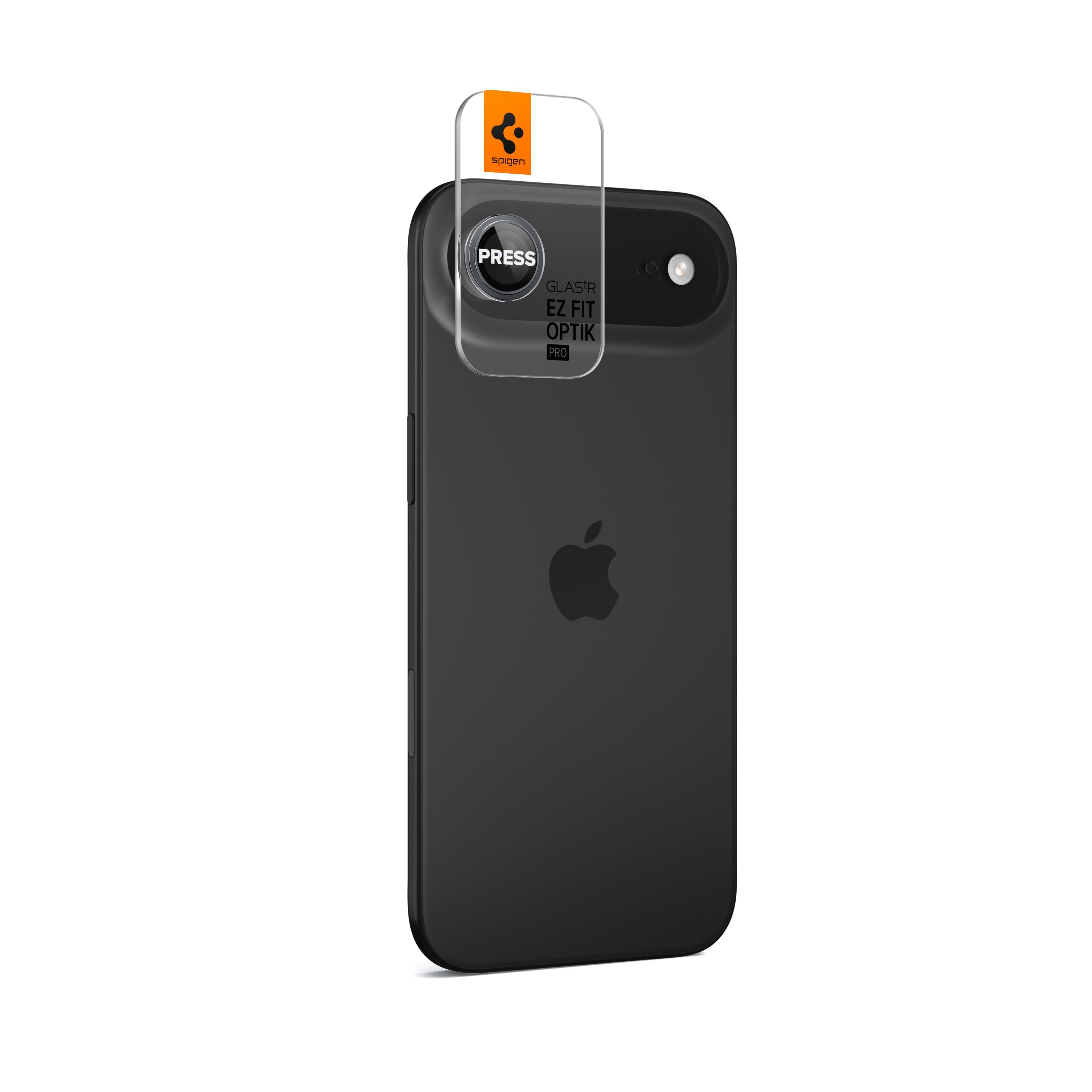 Spigen Glass tR EZ Fit Optik Pro 2 Pack, gray - iPhone Air (11)