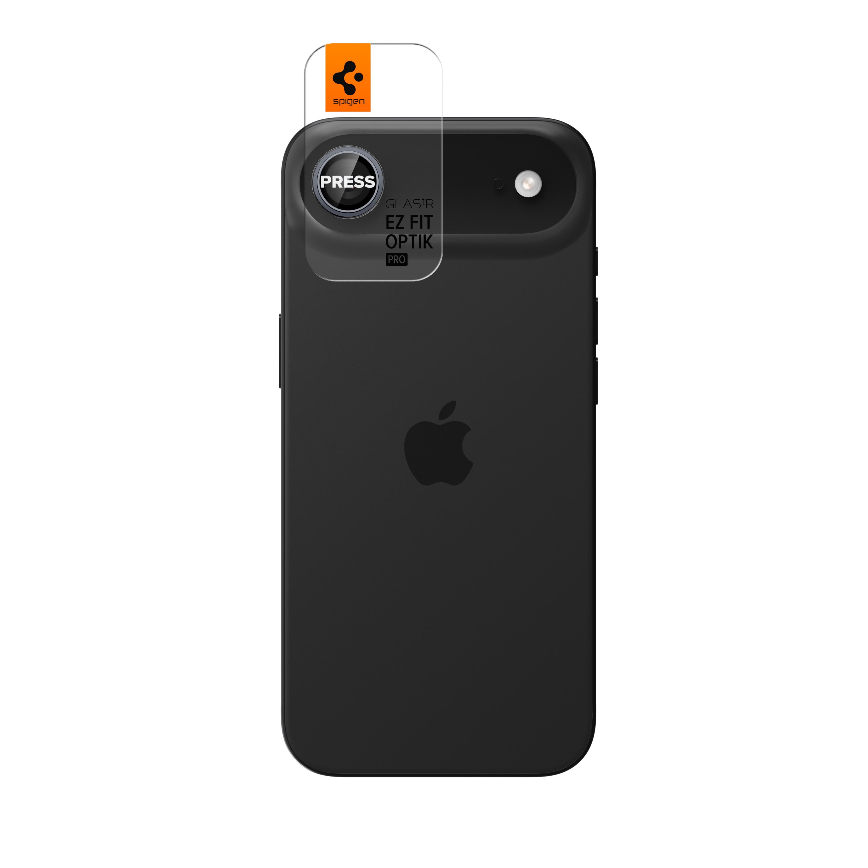 Spigen Glass tR EZ Fit Optik Pro 2 Pack, gray - iPhone Air (2)