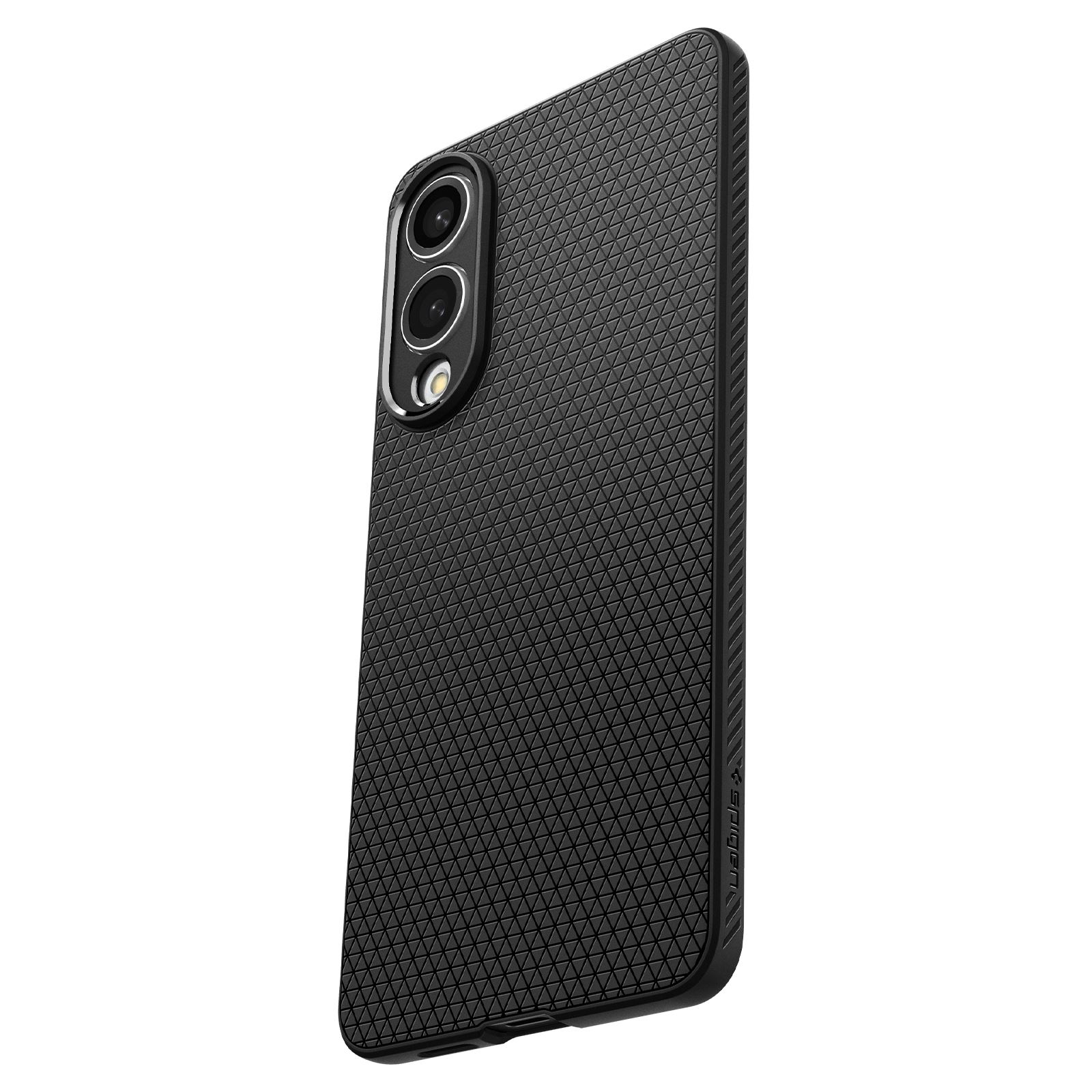 Spigen Liquid Air, matte black - Samsung Galaxy S25 Edge (13)