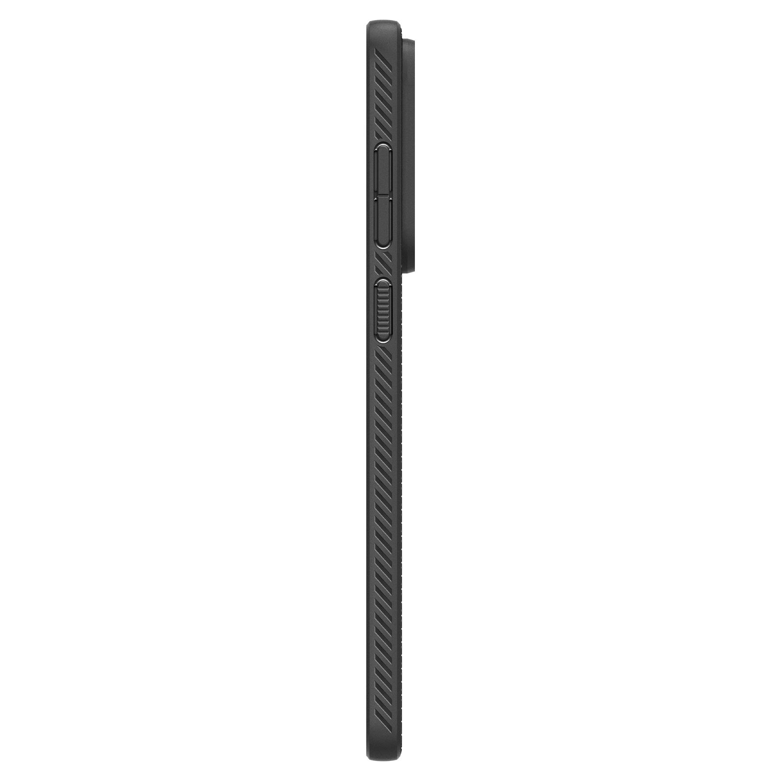 Spigen Liquid Air, matte black - Samsung Galaxy S25 Edge (5)
