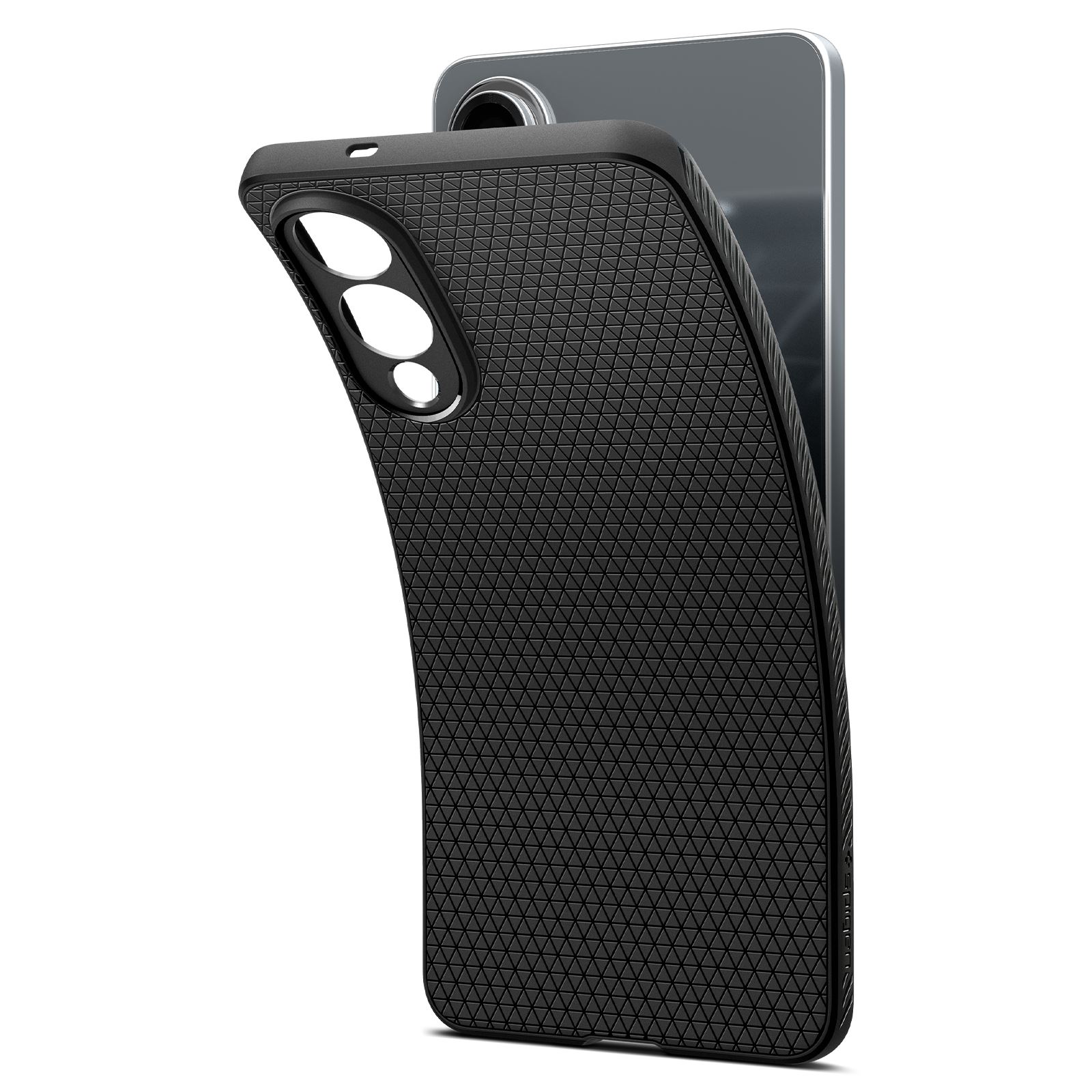 Spigen Liquid Air, matte black - Samsung Galaxy S25 Edge (7)