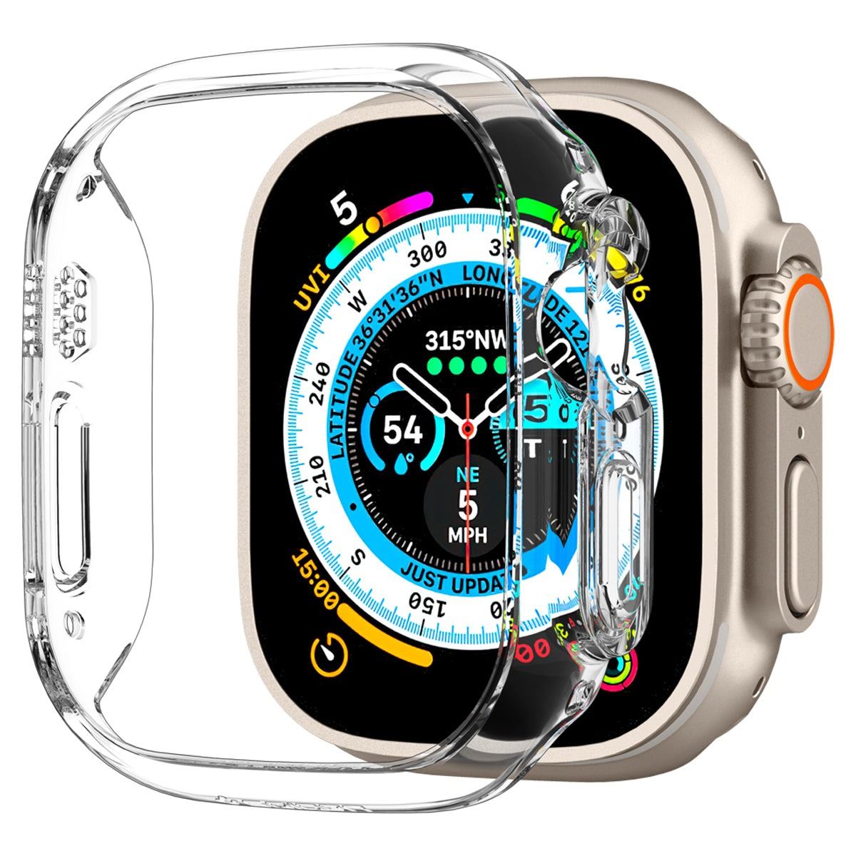 Spigen Thin Fit, clear - Apple Watch Ultra 3/2/1 (2)