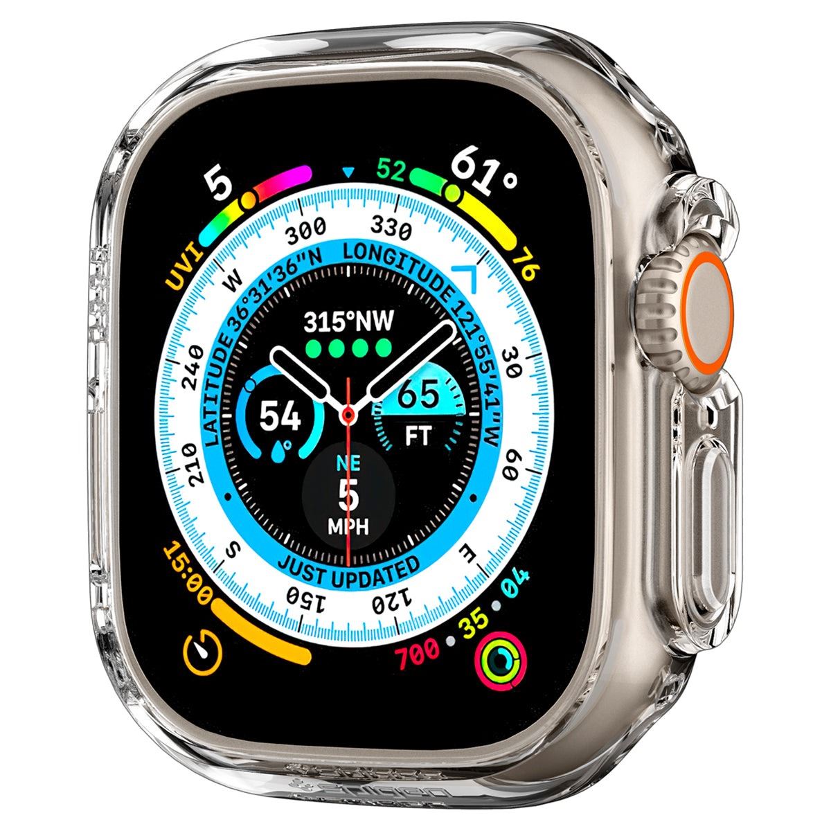 Spigen Thin Fit, clear - Apple Watch Ultra 3/2/1 (4)