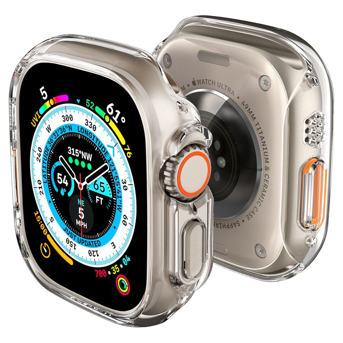 Spigen Thin Fit, clear - Apple Watch Ultra 3/2/1