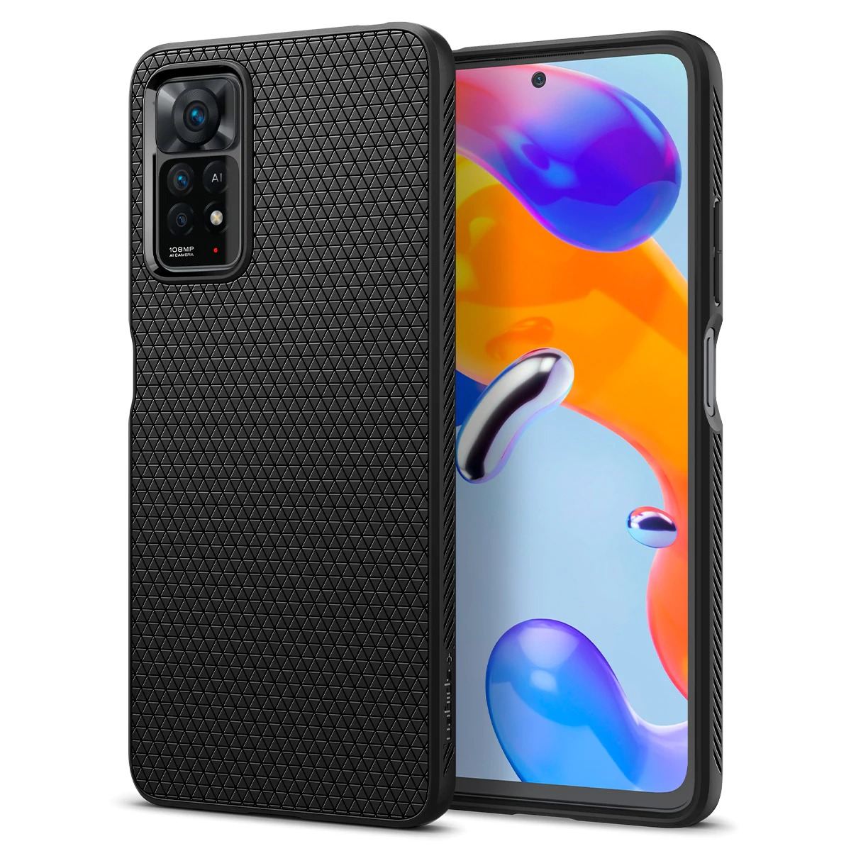 Spigen Liquid Air, black - Xiaomi Redmi Note 11 Pro 5G (1)