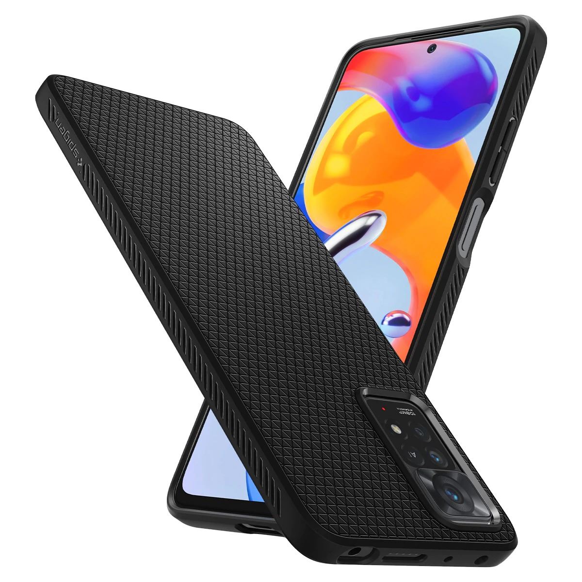 Spigen Liquid Air, black - Xiaomi Redmi Note 11 Pro 5G (2)