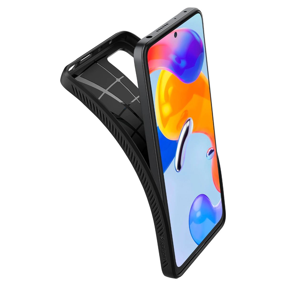 Spigen Liquid Air, black - Xiaomi Redmi Note 11 Pro 5G (3)