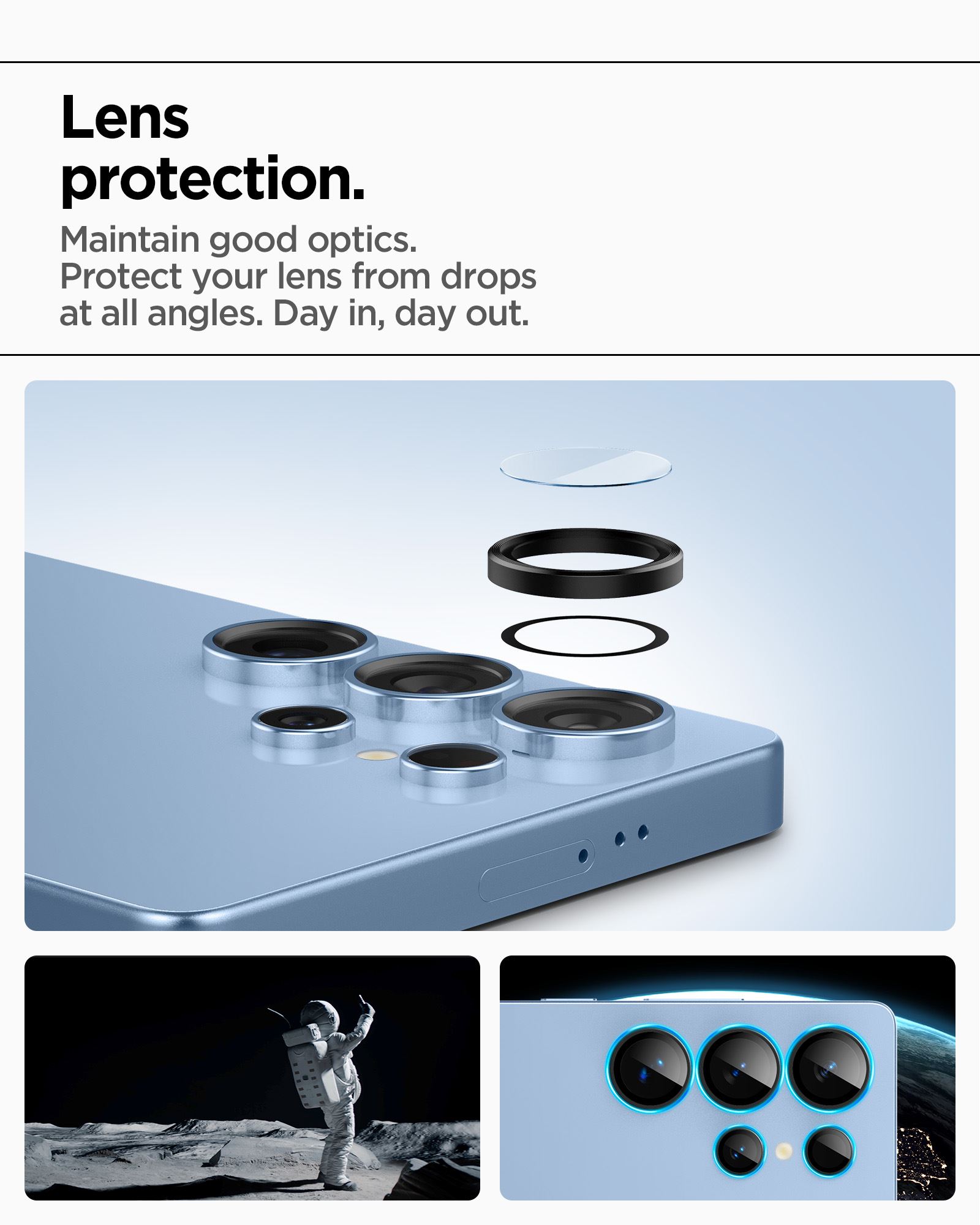 Spigen Glass tR EZ Fit Optik Pro HD 2 Pack, black - Samsung Galaxy S25 Ultra (10)