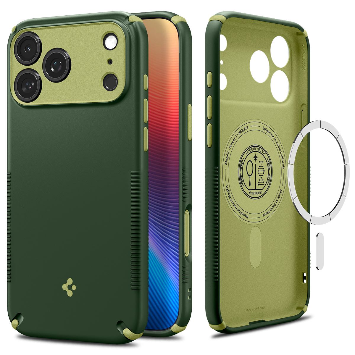Spigen Nano Pop Hybrid MagSafe, avo green - iPhone 18 Pro Max/17 Pro Max (1)