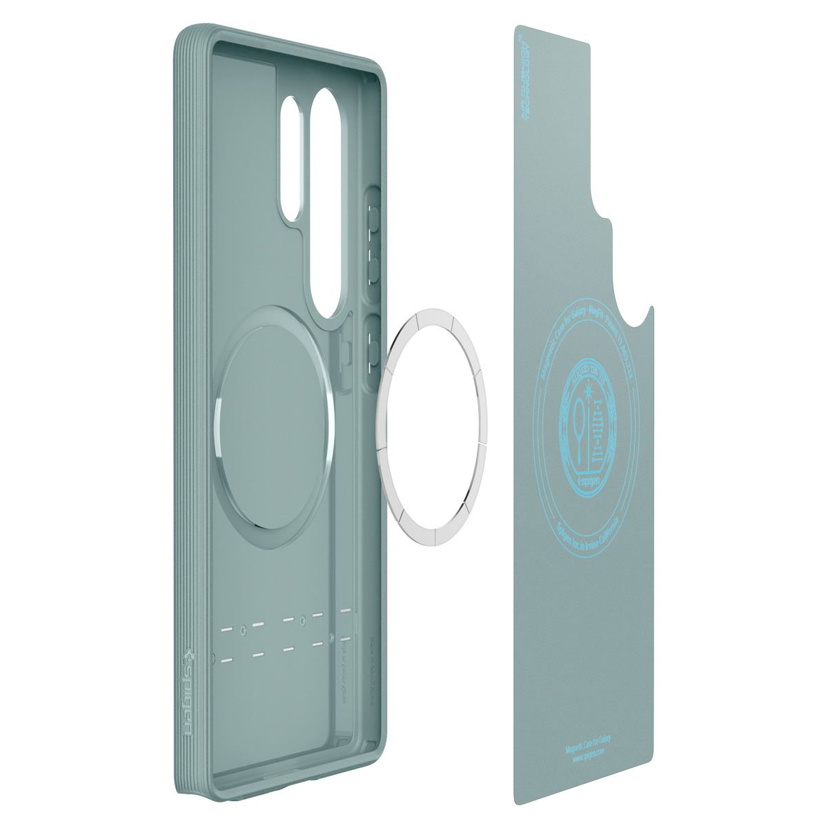 Spigen Parallax MagSafe, sage green - Samsung Galaxy S25 Ultra (8)