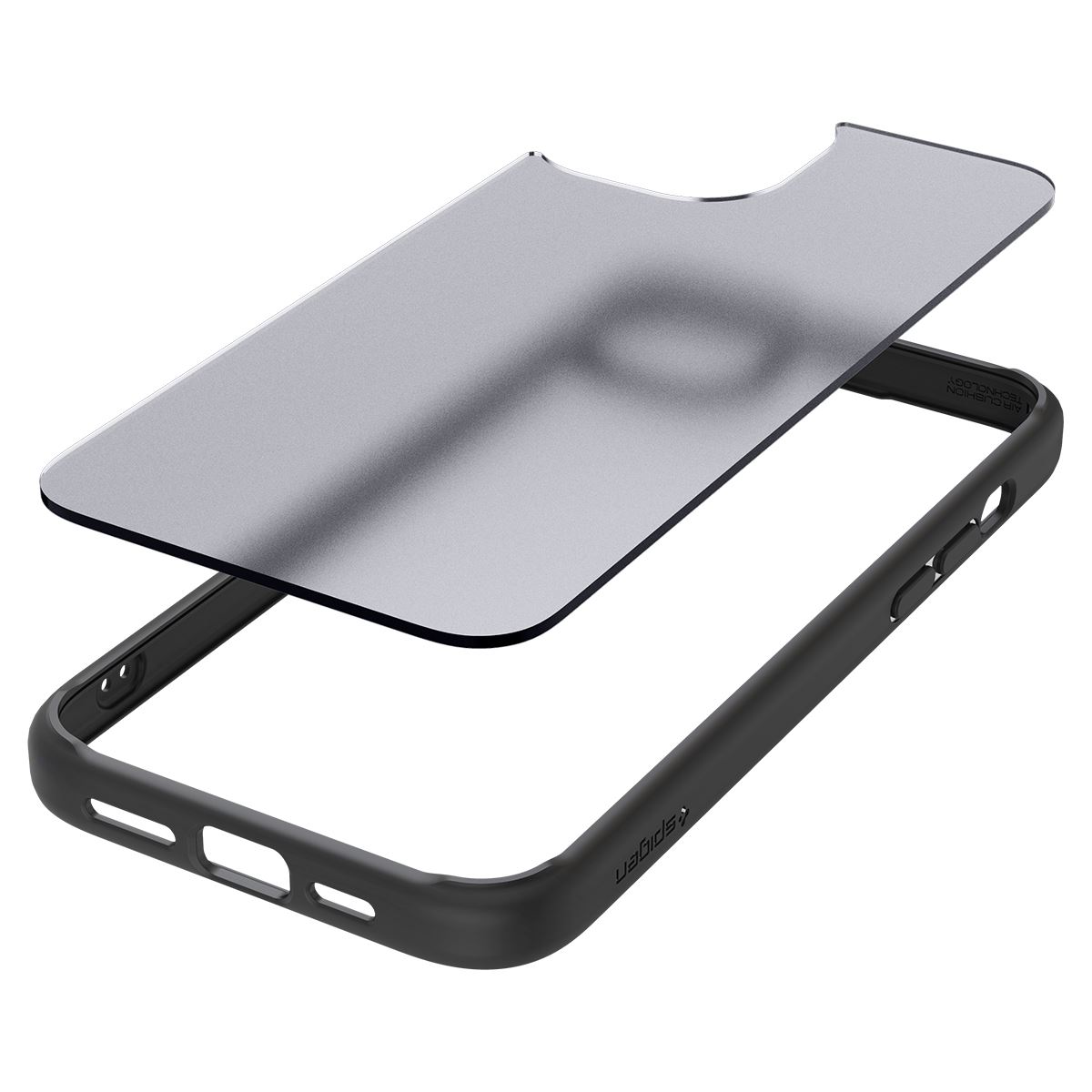 Spigen Ultra Hybrid, frost black - iPhone 15 (12)