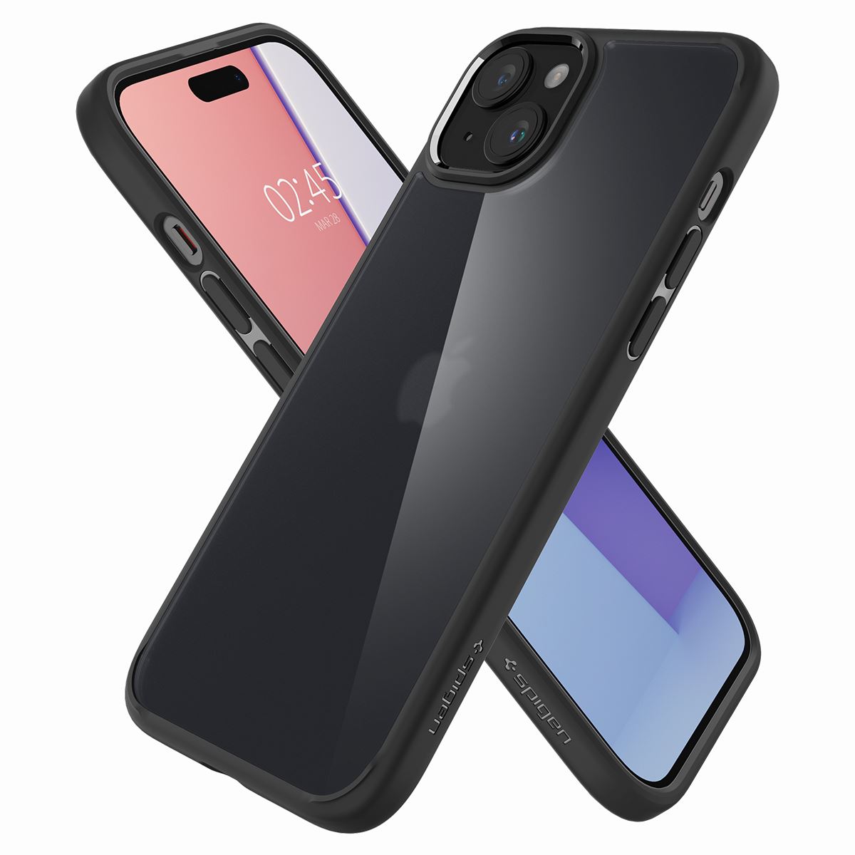 Spigen Ultra Hybrid, frost black - iPhone 15 (7)