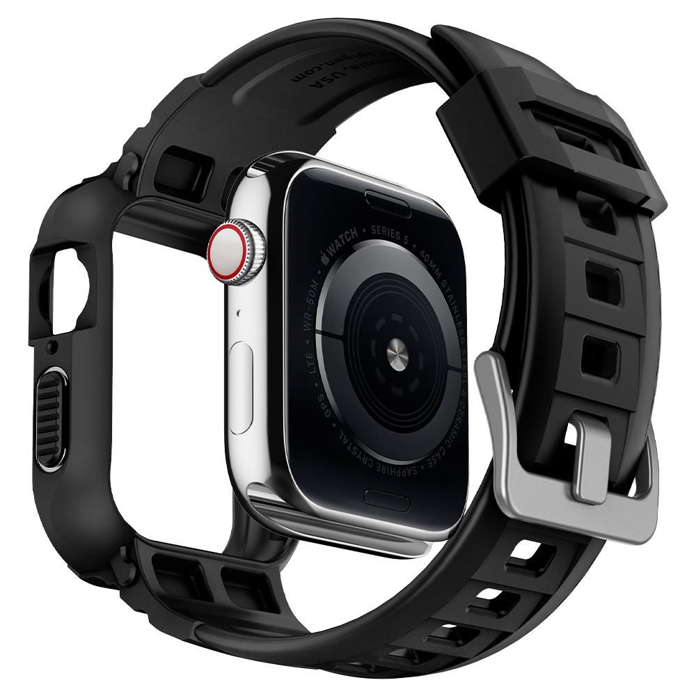 Spigen Rugged Armor Pro, black - Apple Watch 41mm/40mm (3)
