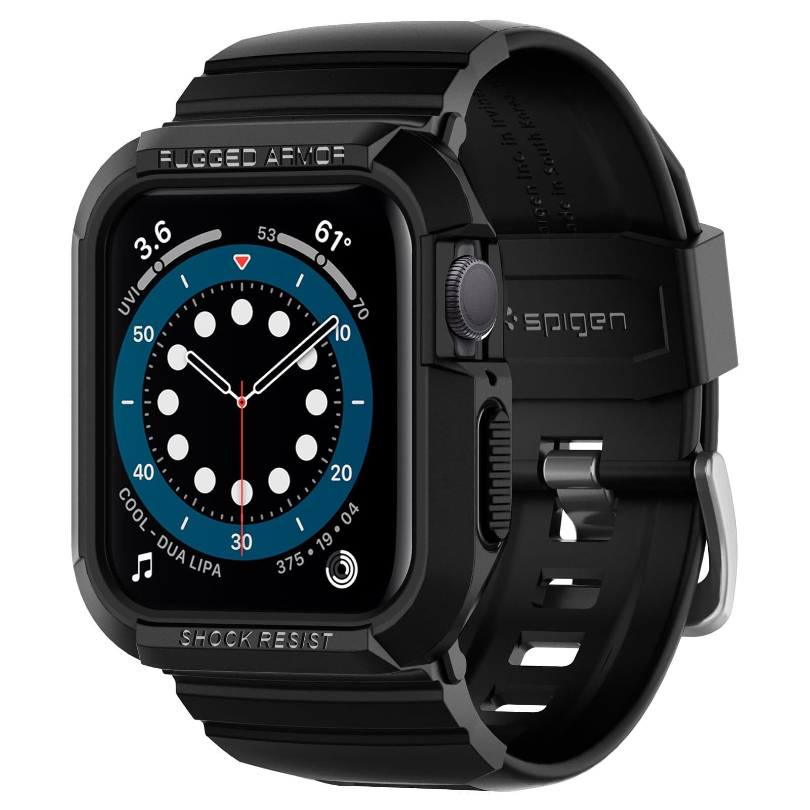 Spigen Rugged Armor Pro, black - Apple Watch 41mm/40mm