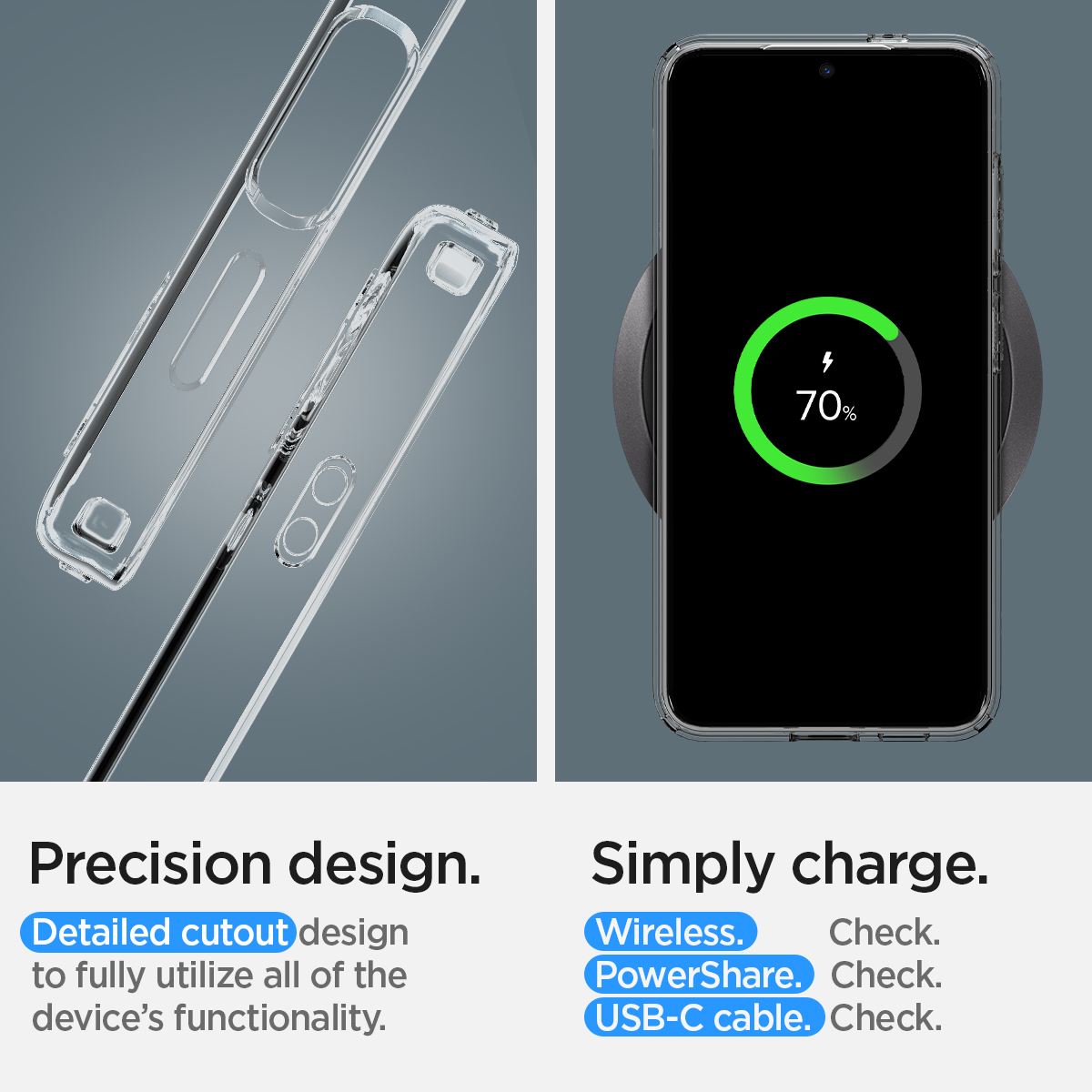 Spigen Liquid Crystal, crystal clear - Samsung Galaxy S24 (16)
