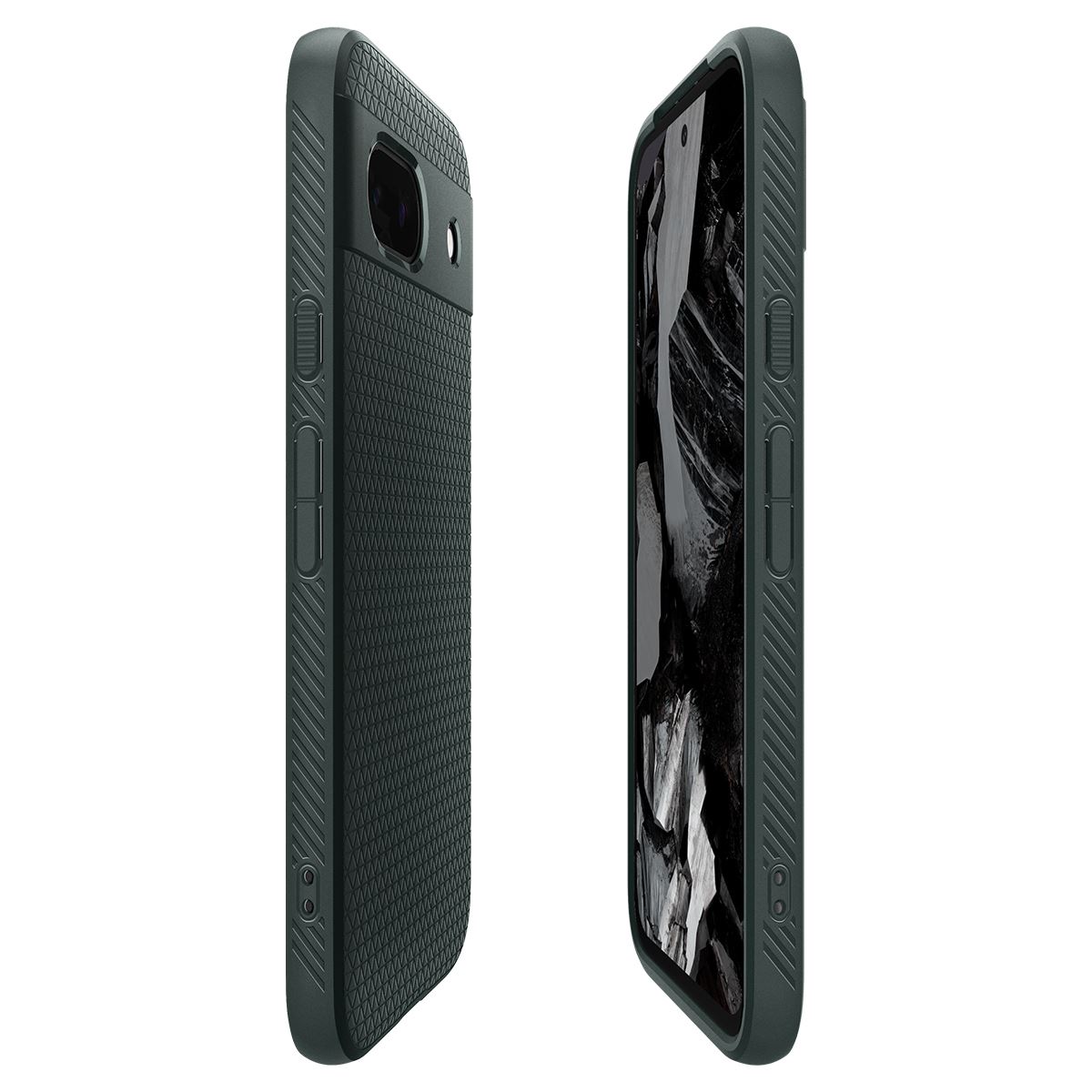 Spigen Liquid Air, abyss green - Google Pixel 8a (10)