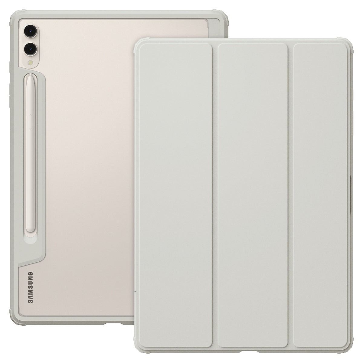 Spigen Ultra Hybrid Pro, gray - Samsung Galaxy Tab S10/S9+ (2)