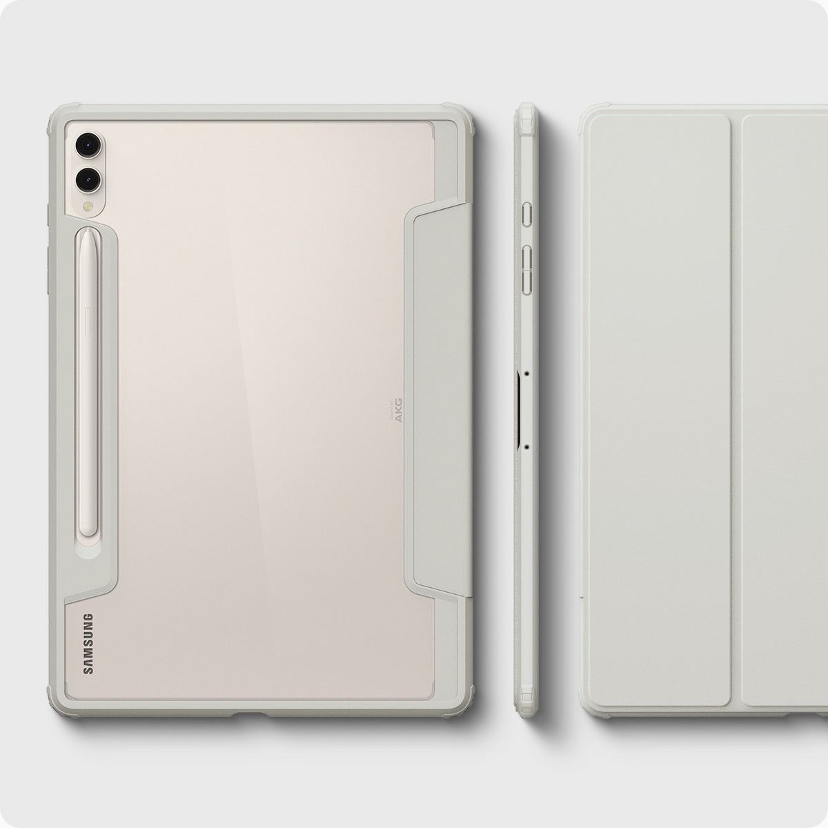 Spigen Ultra Hybrid Pro, gray - Samsung Galaxy Tab S10/S9+ (9)