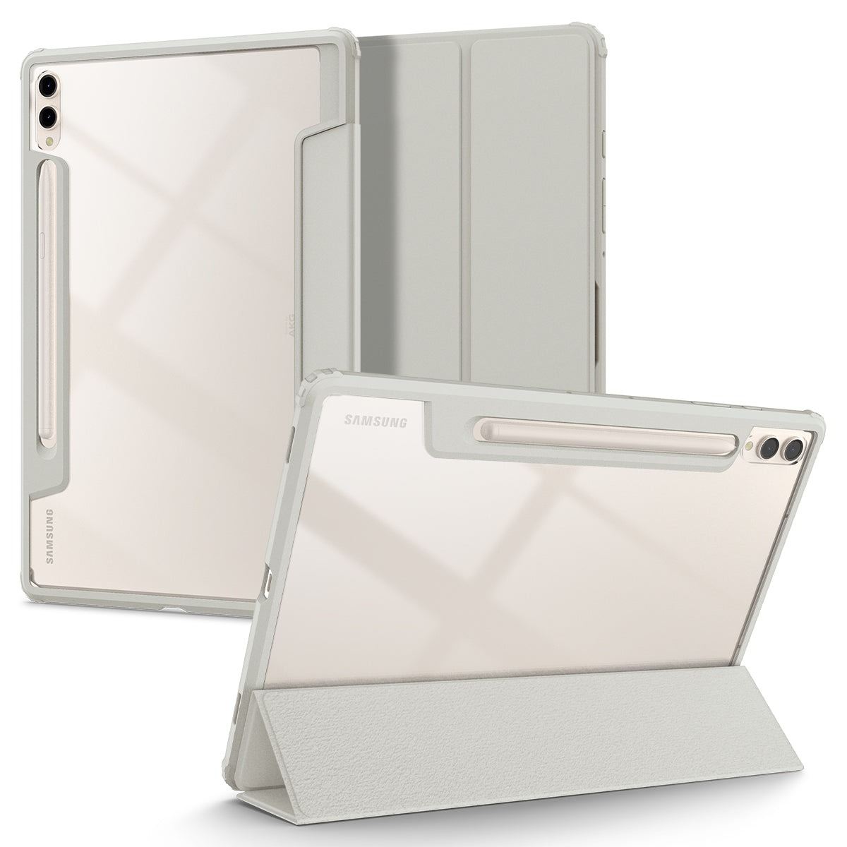 Spigen Ultra Hybrid Pro, gray - Samsung Galaxy Tab S10/S9+