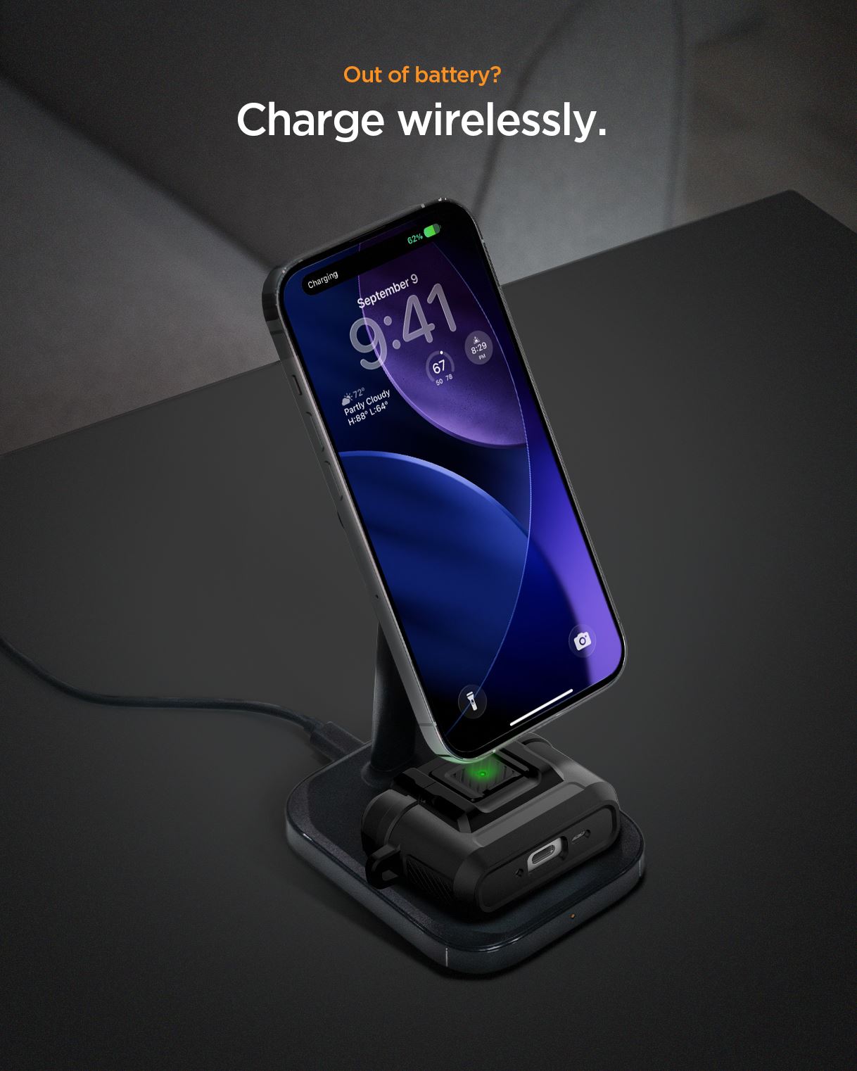 Spigen Lock Fit, matte black - AirPods Pro 3 (14)