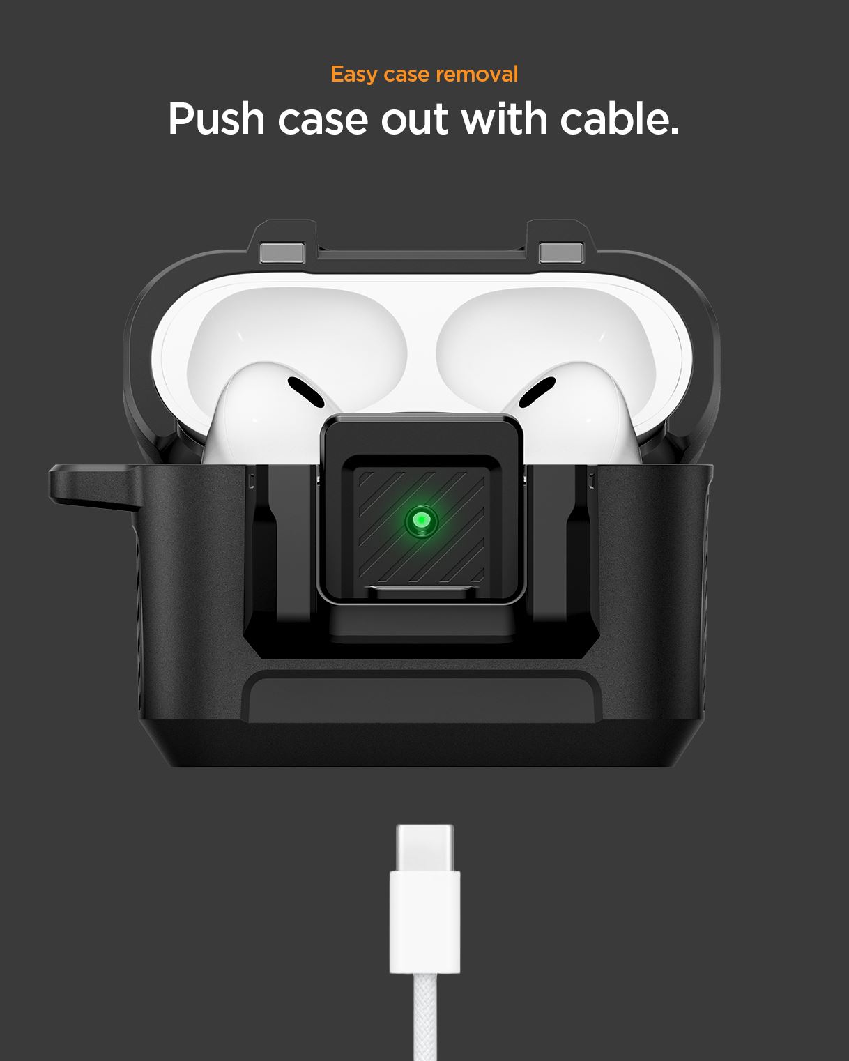 Spigen Lock Fit, matte black - AirPods Pro 3 (17)